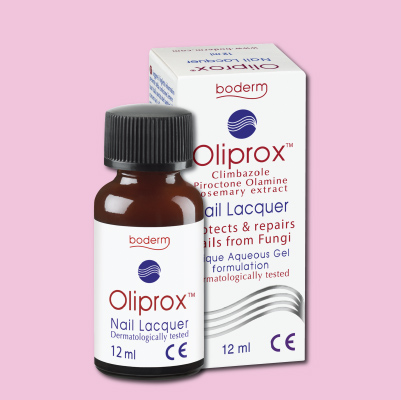 Nagų lakas grybeliui OLIPROX (gelis vandens pagrindu)